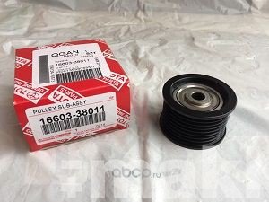 Ролик приводного ремня Toyota 1/3UR-FE URJ150 GX460 URJ201/202 LX570 16603-38011 Original