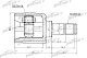 ШРУС внутр. MMC LANCER/MIRAGE 25x41x30 внутр. PCV1746 Patron