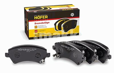 Колодки тормозные передние HF 350 592 HOFER