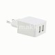 Сетевое ЗУ USB порт*2 3,8A Continent белый/черный ZN38-298WT box