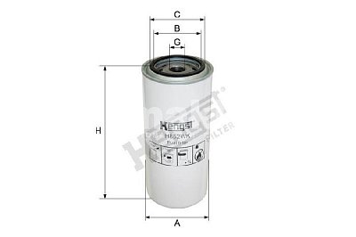 Фильтр топливный Hengst H852WK DONGFENG, CUMMINS