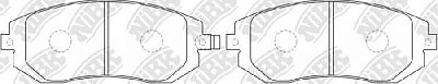 Колодки тормозные передние PN7460 NIBK