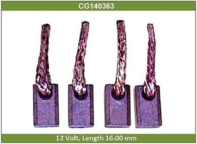 Щетки стартера 6.5*10*16;12V ( ком-кт 4 шт) 140363 Cargo