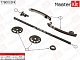 Комплект цепи ГРМ Toyota Corolla 1ZZ ( со звездочками) 77B0032FK MasterKit