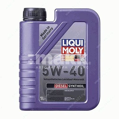 Масло моторное LIQUI MOLY Diesel Synthoil  5W40 синт. 1л 