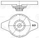 Крышка радиатора Toyota Mitsubishi Suzuki Mazda 0.9 bar мал. клапан  LL 1903  LUZAR