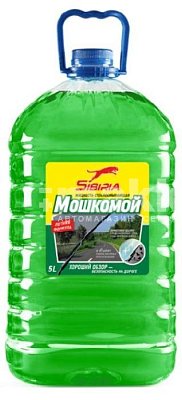 Жидкость стеклоомывающая Sibiria Мошкомой летняя 5л (ПЭТ)