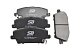 Колодки тормозные дисковые передние HONDA CIVIC Hatchback 05- BP28866 SB NAGAMOCHI