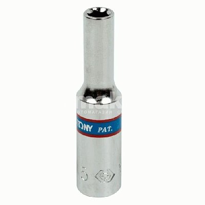 Головка торцевая глубокая шестигранная 1/4  5 мм King Tony 223505M