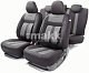 Чехлы автомоб. CUSHION COMFORT эко-хлопок 15 пред 4 мол чёрн/серые AIRBAG  CUS-1505 BK/GY