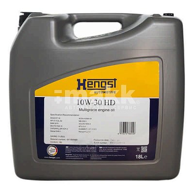 Масло моторное Hengst 10W30 HD  18л