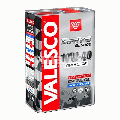 Масло моторное VALESCO Drive GL 5000 10w40 API SL/CF 4л 