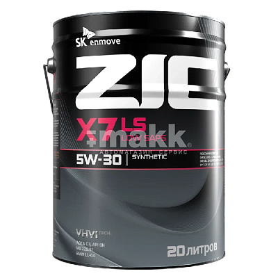 Масло моторное ZIC X7 LS 5W30 синтетическое 20л