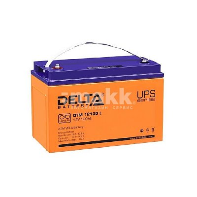 Аккумуляторная батарея Delta 12В 100 Ач DTM 12100 L