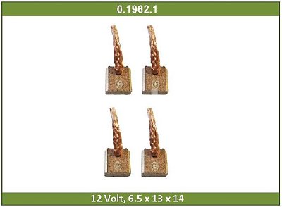 Щетки стартера IK0.1962.1 IKA