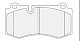 Колодки тормозные дисковые передние MERCEDES-BENZ JEEP GRAND CHEROKEE BP31453W SB NAGAMOCHI