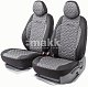 Чехлы автомоб. SOFT хлопок передний ряд 4 предм чёрн/серые AIRBAG SFT-0405 BK/D.GY