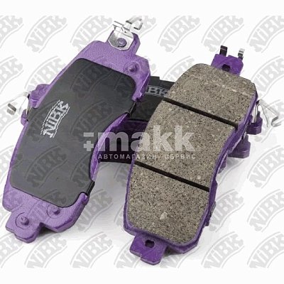Колодки тормозные передние PN2807 NIBK