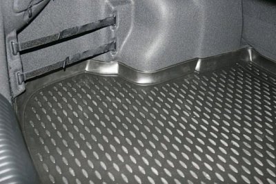 Коврик в багажник Novline KIA Rio, 2011-2014, 2014+ сед. черный 1шт NLC.25.38.B10