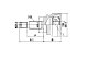 ШРУС наружный 35x59.5x28 MITSUBISHI OUTLANDER PCV1041 Patron