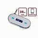 MP3 плеер + FM трансмиттер с дисплеем белый AVS F-316