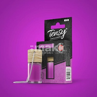 Ароматизатор подвесной бутылочка "Tensy" Эксклюзив НЕЖНОСТЬ 6мл 15шт/бл TB-22