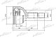 ШРУС наружн к-кт 23x49x22 LADA Largus 16v / NISSAN: Micra PCV1443 PATRON
