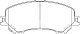 Колодки тормозные передние NISSAN QASHQAI 1.2 DIG-T, X-TRAIL BP22804 SB NAGAMOCHI