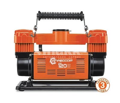 Компрессор 120 л./мин.,12V/45A Агрессор AGR-120