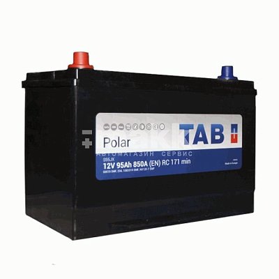 Аккумуляторная батарея 95 Ач Tab Polar S (105D31R)  п/п Азия (246995) 30,6×17,3×20,0/22,1