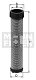 Фильтр воздушный MANN CF 990/2 CASE CASE-IH CATERPILLAR DEUTZ FAHR вторичный, основной C 17 337/2
