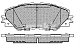 Колодки тормозные передние TOYOTA Rav4 ACA30,Blade GRE156H,Mark X Zio ANA15,GGA10 BP21530 SB NAGAMOC