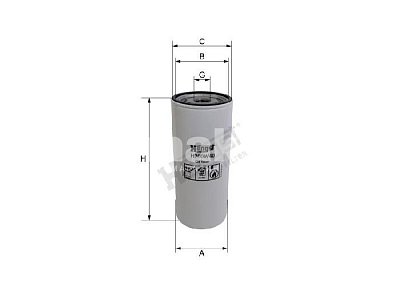 Фильтр масляный Hengst H200W40 (W 11 102/34, C-228) Caterpillar; аналог H200W41, H200W42