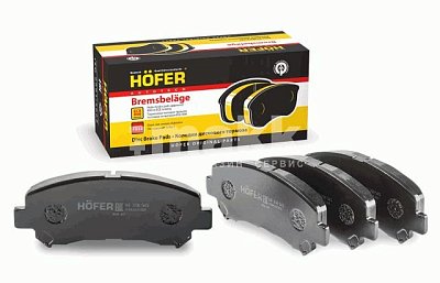 Колодки тормозные передние HF 350 545 HOFER