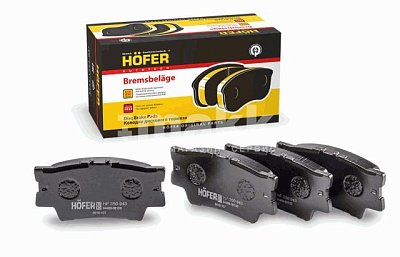 Колодки тормозные задние HF 350 943 HOFER