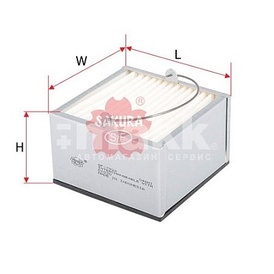 Фильтр топливный SF7922 Sakura (MANN PU 911, 9.8.49) ASTRA MAN