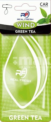 Ароматизатор подвесной Air freshener REAL FRESH WIND (Green tea/Зелёный чай)