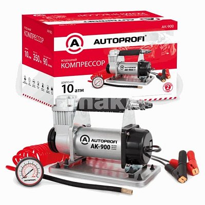 Компрессор воздушный 90 л./мин.,12V/30A, 350W AUTOPROFI AK-900