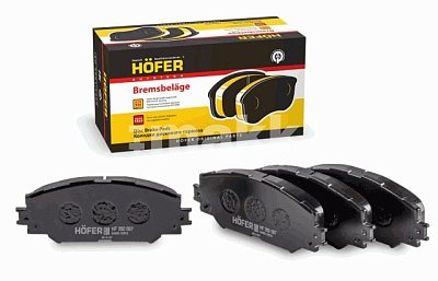 Колодки тормозные передние HF 350 587 HOFER