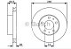 Диск тормозной передний Citroen Jumper Fiat Ducato Peugeot Boxer 0986479313 Bosch