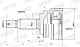 ШРУС наруж. 28х59.5х35 MITSUBISHI OUTLANDER Lancer Delica PEUGEOT 4007 317081 INKO