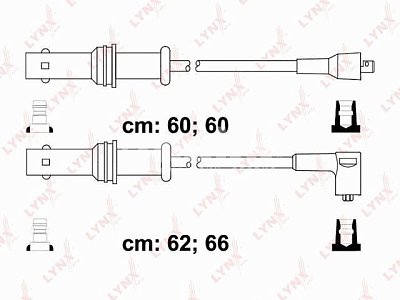 Провода зажигания SUBARU Forester 2,0 97-02 Impreza 1,6-2,0 92 Legacy (комп 4 провода) SPC7106 "В"