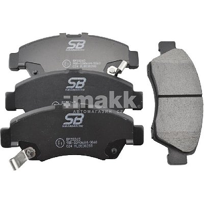 Колодки тормозные дисковые передние HONDA Capa, Civic, Fit, Logo, Orthia BP28265 SB NAGAMOCHI