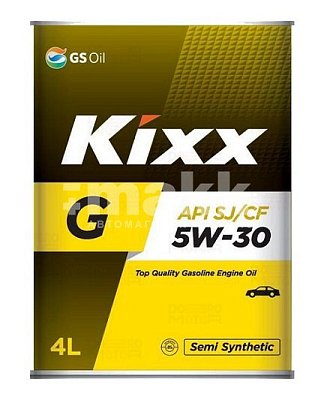Масло моторное Kixx G SJ 5W30  полусинтетическое 4л 