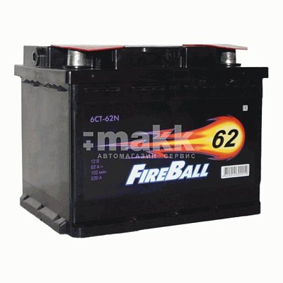 Аккумуляторная батарея 62 Ач FIREBALL о/п   24,2*17,5*19