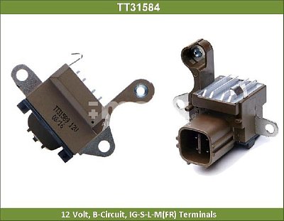 Реле генератора LEXUS LX470 UZJ100 1998 - 2007 2UZ-FE TT31584 Tesla Teshnics