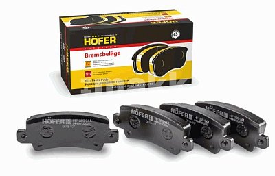 Колодки тормозные задние HF 350 944 HOFER
