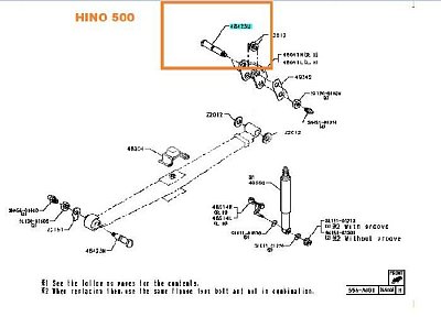 Палец рессоры HINO 500 передняя  рессора к серьге 25*91*115 SP-02