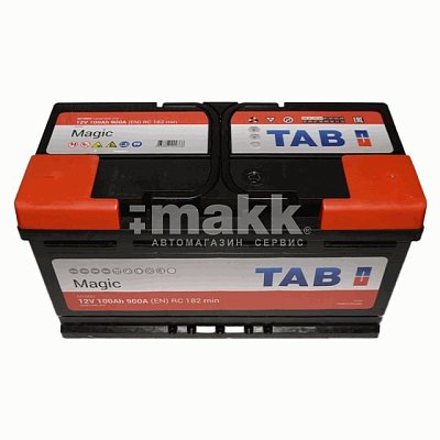 Аккумуляторная батарея 100 Ач Tab Magic о/п (189800) 35,3x17,5x19,0