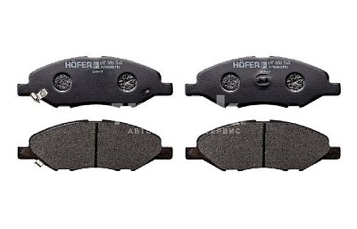 Колодки тормозные передние HF 350 548 HOFER